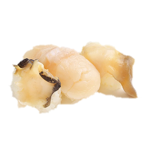 活貝三貫盛り　わさび抜き